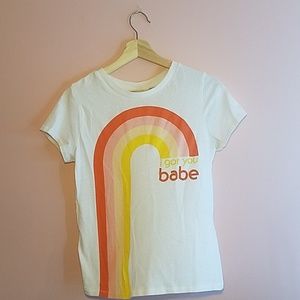 White Lyrics Tee